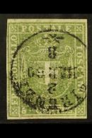TUSCANY 1860 5c Olive Green, Sass 18a, Superb Used With Clear Margins All Round, Rich Even Colour And Neat Central... - Ohne Zuordnung