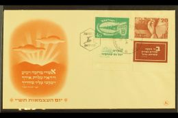 1950 Independence Day Set (Bale 29/30, SG 29/30), With Full Tabs, On Illustrated And Unaddressed FDC. For More... - Otros & Sin Clasificación