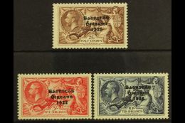 1935 2s6d, 5s, And 10s "Re-engraved Seahorses" Of Great Britain Complete Set, SG 99/101, Fine Mint. (3 Stamps) For... - Autres & Non Classés