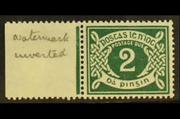 1925 POSTAGE DUE 2d Deep Green, Watermark Inverted, SG D3w, Never Hinged Mint, With Margin At Left. For More... - Sonstige & Ohne Zuordnung