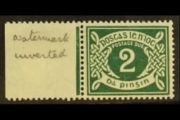 1925 POSTAGE DUE 2d Deep Green, Watermark Inverted, SG D3w, Never Hinged Mint, With Margin At Left. For More... - Andere & Zonder Classificatie