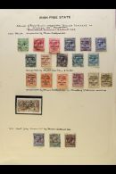 1922-67 MINT AND USED COLLECTION On Old Album Pages, Includes 1922 First Dollard (black) Opts Range To 1s Used,... - Other & Unclassified