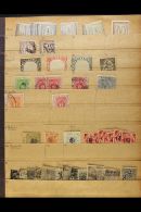 1870's-1930's OLD TIME ACCUMULATION On Ancient Stock Pages, Mint And Used, Inc Alwar (13), Bhopal (13), Bussahir... - Other & Unclassified