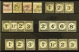 POSTAGE DUES 1892 - 1952 Mint And Used Collection With 1906 Set Mint, 1921 Set Mint, And 1892 Surcharges To 1952... - Grenada (...-1974)
