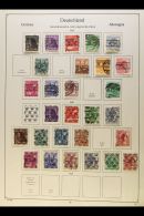 1945-1949 ATTRACTIVE COLLECTION On Pages, Mint (chiefly NHM) Or Used Stamps, Inc General Issues, Russian Zone Inc... - Other & Unclassified
