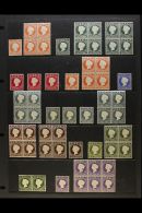 1880-93 INTERESTING QV MINT & NHM SELECTION Includes 1880-81 Upright CC Watermark ½d Single & Block... - Gambie (...-1964)