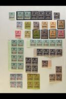 ZANZIBAR 1896-1900 Overprints Fine Mint (some Never Hinged) Collection On A Page With Multiples, Comprising... - Otros & Sin Clasificación