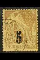 SENEGAL 1887 "5" On 30c Brown, Yv 2II, Very Fine Used. Scarce. For More Images, Please Visit... - Autres & Non Classés