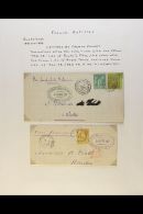 GUADELOUPE 1880 - 1904 Selection Of Cover To France Franked With The 25c Rate, Including 1880 20c Purple On Yellow... - Other & Unclassified