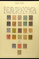 GRANDE COMORE 1897-1912 MINT & USED COLLECTION On A Page, Inc 1897 Tablets Mint Set To 20c, 30c, 75c & 1f... - Autres & Non Classés