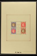 1937 "PEXIP" Exhibition Mini-sheet, Yvert Block 3, SG MS581, Never Hinged Mint, Minimal Gum Disturbances On... - Other & Unclassified