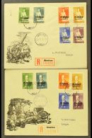 EASTERN KARELIA 1941-1943 Group Of Mostly Registered Covers, Inc 1941 Opts In Black Set On FDC & Opts In Green... - Other & Unclassified