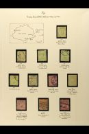 POSTMARKS 1894-1902 Group Of Identified Postmarks On Fine 1d, 2d, And 2½d Definitives, Note Lautoka, Navua... - Fiji (...-1970)