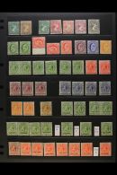 1878-1935 MINT COLLECTION WITH EXTRA SHADES A Chiefly Fine Mint Condition (the QV With Some Straight Edges)... - Falklandeilanden