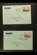 AIRLETTERS 1964 20np, 30np & 40np "Dhow" Design Airletters, Each Addressed To The British Postal Agency In... - Dubai