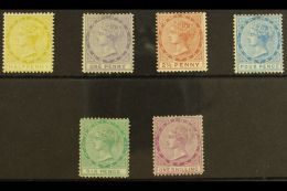 1877-79 CC Watermark Set, SG 4/9, Fine Mint (6 Stamps) For More Images, Please Visit... - Dominica (...-1978)