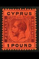 1924-28 £1 Purple And Black/red, SG 102, Very Fine Mint. For More Images, Please Visit... - Sonstige & Ohne Zuordnung