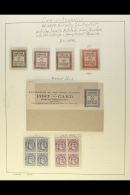 1892-1967 INTERESTING MINT COLLECTION An Attractive Mint Collection With Strong Postal Fiscal Ranges &... - Islas Cook