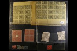 1870-1899 WEIRD GROUP. Includes 1870 10p Used, Four Stamps With US Transit Cancels, Revenues Timbre Nacional 1889... - Kolumbien