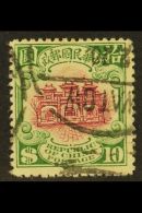 1923-33 $10 Rosy- Mauve And Green Second Peking Printing, SG 331, Very Fine Used. For More Images, Please Visit... - Sonstige & Ohne Zuordnung