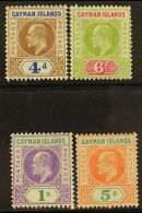1907 Complete Set, SG 13/16, Fine Mint. (4) For More Images, Please Visit... - Iles Caïmans