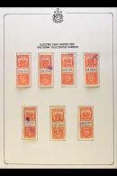 REVENUE STAMPS 1884-1967 COLLECTION On Pages, Mostly All Different, Some Mint But Mainly Used Stamps, Inc Electric... - Otros & Sin Clasificación