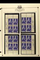 ARTIST SIGNED PLATE BLOCKS 1963 15c Blue Canada Geese (SG 539) - The Never Hinged Mint Complete Set Of CORNER... - Other & Unclassified