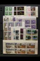 1950's-1970's PLATE & IMPRINT BLOCKS. Never Hinged Mint Collection Of Corner PLATE & IMPRINT BLOCKS Of 4... - Sonstige & Ohne Zuordnung