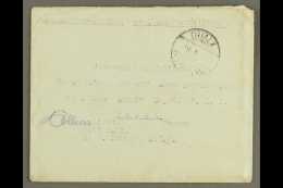 1916 (14 Jan) Stampless Env To France Endorsed "On Active Service / No Stamps Available" Sent By Lieut Collins... - Andere & Zonder Classificatie