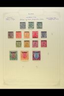 1937-47 FINE MINT COLLECTION A Lovely All Different Collection On Album Pages Which Includes 1937 Overprints On... - Birma (...-1947)