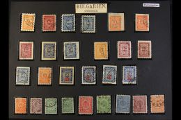 POSTAGE DUES 1884-1901 VERY FINE USED COLLECTION With A Few Shades In A Hingeless Mounts On A Page, Inc 1884 Perf... - Otros & Sin Clasificación