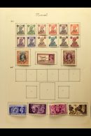 1944-1960 FINE MINT COLLECTION On Pages, ALL DIFFERENT, Inc Muscat 1944 Opts Both Sets, Br PA In Eastern Arabia... - Bahrain (...-1965)