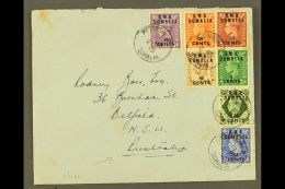 SOMALIA 1949 Plain Envelope To Australia, Franked KGVI 5c On ½d To 40c On 5d & 75c On 9d "B.M.A.... - Italian Eastern Africa