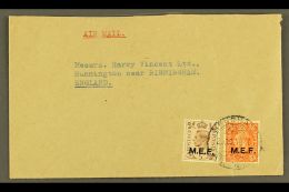 CYRENAICA 1949 Plain Envelope, Airmailed To England, Franked KGVI 2d & 5d Ovptd "M.E.F." Benghazi 23.10.49... - Italian Eastern Africa