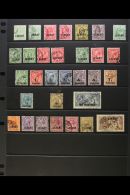 1905-21 USED SELECTION On A Stock Page. Includes British Currency KEVII 1905 Range To 6d, KGV With (Turkish... - Britisch-Levant