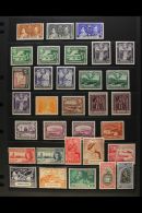 1937-52 MINT KGVI COLLECTION Presented On A Stock Page. Includes A COMPLETE "Basic" Run From Coronation To BWI, SG... - Brits-Guiana (...-1966)