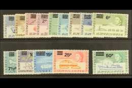 1971 Decimal Surcharges Complete Definitive Set, SG 24/37, Never Hinged Mint. (14 Stamps) For More Images, Please... - Andere & Zonder Classificatie