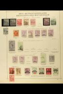 1885 TO 1952 MINT & USED COLLECTION On Album Pages, Starts With Strong QV Including 1885-87 Range Inc 3d Pale... - Other & Unclassified