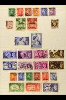 1934-1959 ALL DIFFERENT COLLECTION On Leaves, Mint And Used, Generally Fine And Fresh. Note 1934-37 To 4a; 1942-45... - Bahrein (...-1965)