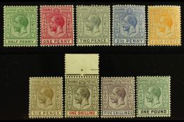 1912-19 KGV Complete Set, SG 81/89, Very Fine Mint, Very Fresh. (9 Stamps) For More Images, Please Visit... - Otros & Sin Clasificación