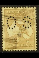 OFFICIAL 1915 1s Brown Roo Punctured "OS", SG O36, Fine Used, Nice Centering, Fresh Colour. For More Images,... - Sonstige & Ohne Zuordnung