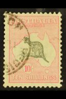 1929-30 10s Grey & Pink, Wmk Mult. Crown Over "A," SG 112, Very Fine Used. For More Images, Please Visit... - Other & Unclassified