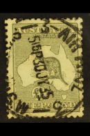 1923-4 £1 Grey, 'Roo, Die IIB, Wmk Narrow Crown, SG 75, Good To Fine Used With Dated C.d.s. Postmark. For... - Otros & Sin Clasificación