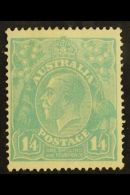 1918-23 1s4d Pale Blue, KGV, Second Watermark, SG 66, Very Fine Mint. For More Images, Please Visit... - Other & Unclassified