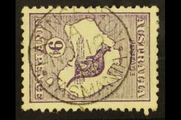 1913-14 9d Violet, 'Roo, First Watermark, SG 10, VFU With Fine, Launceton, Tasmania C.d.s. Postmark. For More... - Andere & Zonder Classificatie