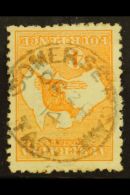 1913-14 4d Orange-yellow, 'Roo, First Watermark, SG 6a, VFU With Somerset, Tasmania C.d.s. Postmark. For More... - Sonstige & Ohne Zuordnung