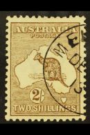 1913-14 2s Brown, 'Roo, First Watermark, SG 12, Very Fine Used With Cancelled To Order Postmark. For More Images,... - Other & Unclassified