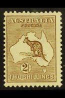 1913-14 2s Brown, 'Roo, First Watermark, SG 12, Very Fine Mint. For More Images, Please Visit... - Other & Unclassified