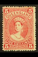 QUEENSLAND 1907-11 5s Rose, SG 310, Very Fine Mint. For More Images, Please Visit... - Andere & Zonder Classificatie