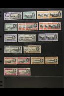 1938-53 Fine Mint Largely Complete Issue Incl. 1938 1d And 3d, Both Perfs For 2s6d To 10s Values Etc. Cat... - Ascension (Ile De L')